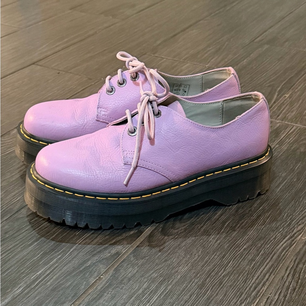 Dr. Martens Lavender Platform Oxfords | Chunky Sole | Size US 9 M / 10 W